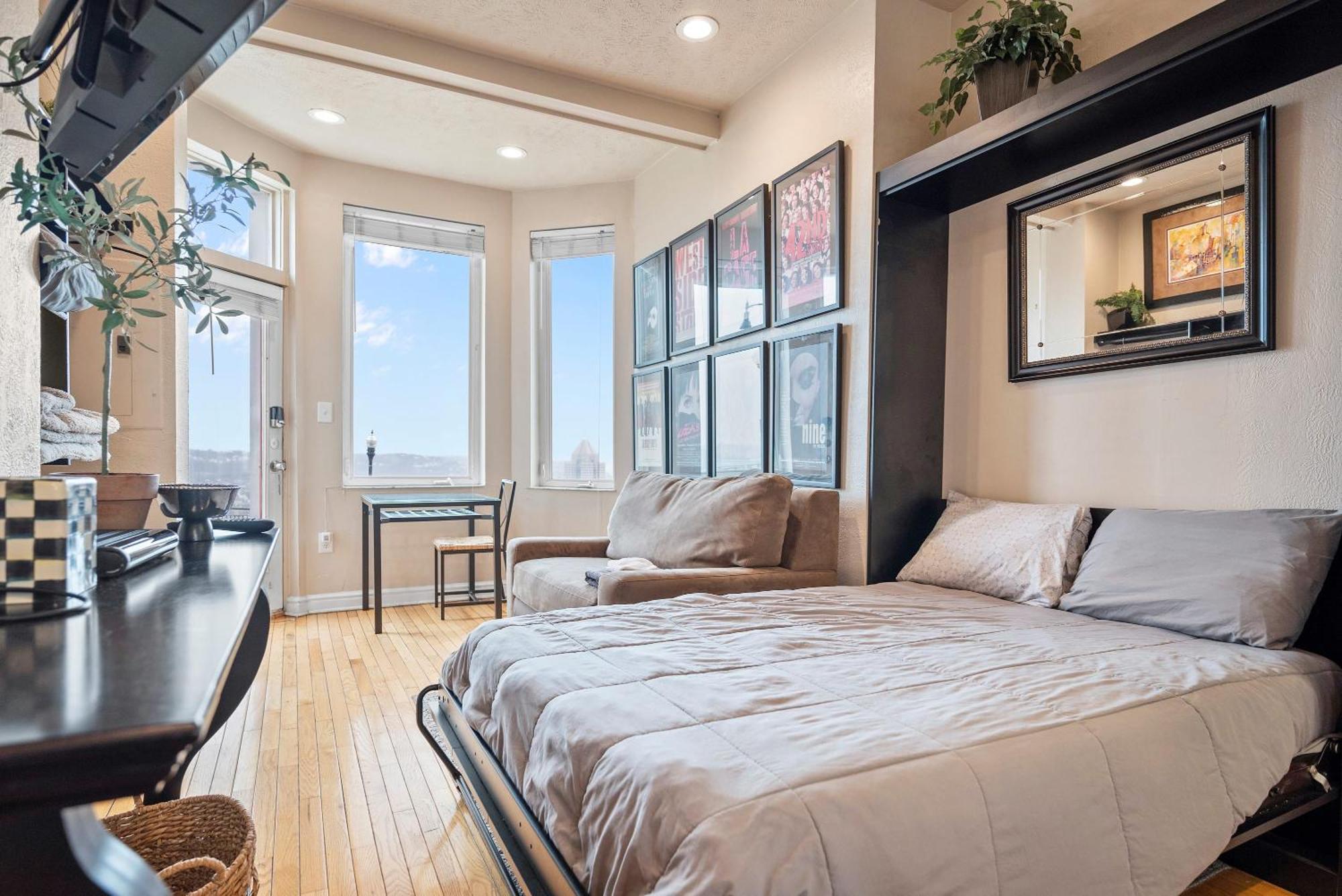 Apartamento Charming Studio-Panoramic View-Your Pittsburgh Sanctuary Exterior foto